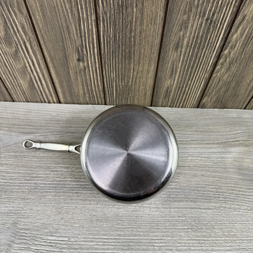 Ruffoni Symphonia Prima 1.5Qt Hammered Stainless Steel Saucepan w/Lid Italy 16cm